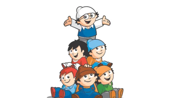 Die sechs Mainzelm&auml;nnchen des ZDF in aktueller Form. - &copy; --/ZDF/NFP/dpa