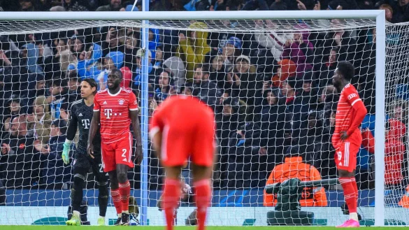 Die Bayern unterlagen Manchester City ausw&auml;rts mit 0:3. - &copy; Tom Weller/dpa
