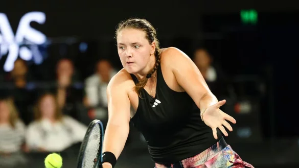 Spielte stark, aber schied knapp aus: Jule Niemeier. - &copy; Frank Molter/dpa