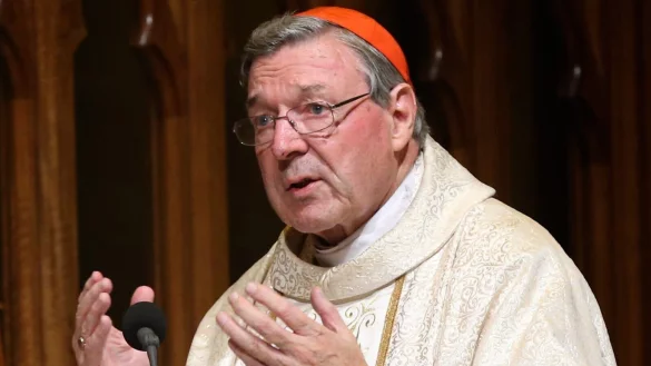 Der australische Kardinal George Pell w&auml;hrend einer Messe zu Erntedank in Sydney. - &copy; picture alliance / dpa