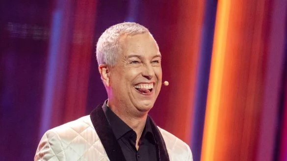 Thomas Hermanns bei der Aufzeichnung des "Quatsch Comedy Clubs". - &copy; Monika Skolimowska/dpa