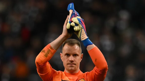 Marc-Andre ter Stegen kommt auf bescheidene 30 L&auml;nderspiele nach elf Jahren als Nationalspieler. - &copy; Arne Dedert/dpa