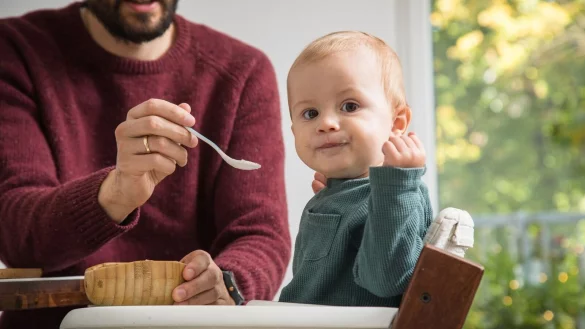 Die Zeitschrift &laquo;&Ouml;ko-Test&raquo; kann drei von sieben getesteten Kinderhochst&uuml;hlen empfehlen. - &copy; Christin Klose/dpa-tmn
