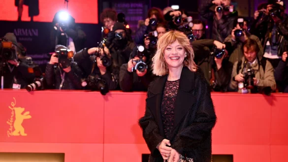 Heike Makatsch auf der Berlinale. - &copy; Annette Riedl/dpa