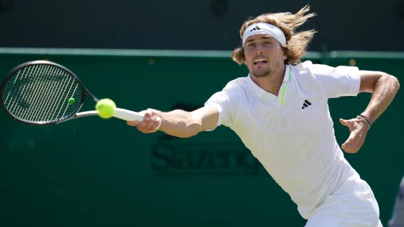 Steht in Wimbledon in Runde drei: Alexander Zverev. - &copy; Kin Cheung/AP