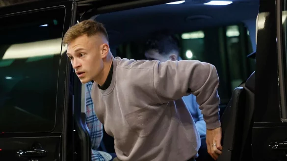 Vor&uuml;bergehend Kapit&auml;n im DFB-Team: Joshua Kimmich. - &copy; Heiko Becker/dpa