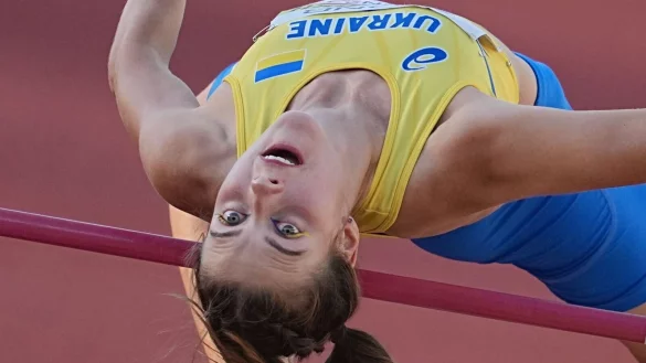 Die ukrainische Hochspringerin Jaroslawa Mahutschich wird bei der WM in Budapest starten. - &copy; Michael Kappeler/dpa