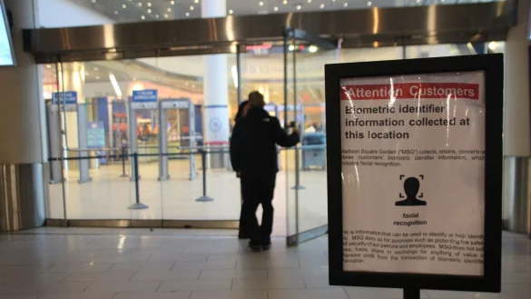 Beim Madison Square Garden in New York kommt eine Gesichtserkennungs-Software zum Einsatz. - &copy; Christina Horsten/dpa