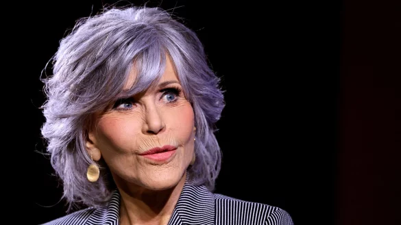 Die US-Schauspielerin Jane Fonda ist f&uuml;r ihren politischen Aktivismus bekannt. - &copy; Valery Hache/AFP/dpa