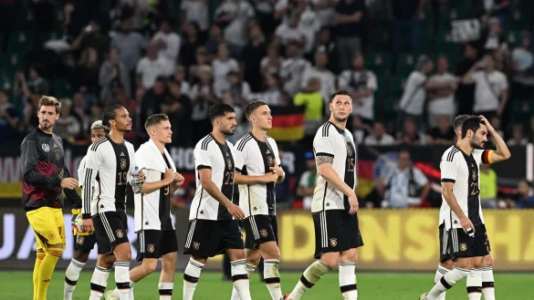 Die DFB-Spieler m&uuml;ssen die 1:4-Pleite gegen Japan verkraften. - &copy; Federico Gambarini/dpa