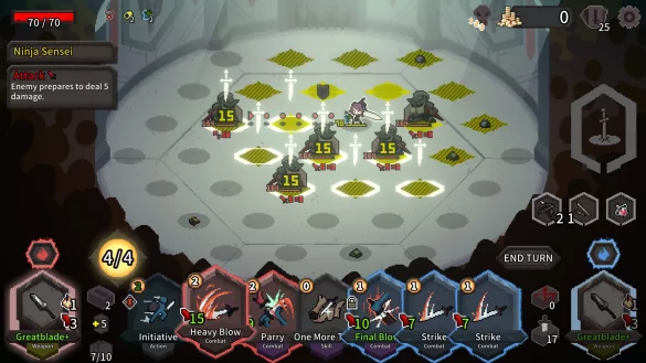 Die sechseckige Arena von &laquo;Alina of the Arena&raquo;. - &copy; PINIX games/dpa-tmn