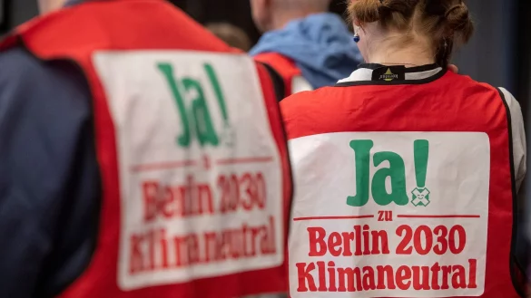 Mitglieder des Bündnisses «Berlin 2030 Klimaneutral» sind nach dem Volksentscheid enttäuscht. - © Christophe Gateau/dpa