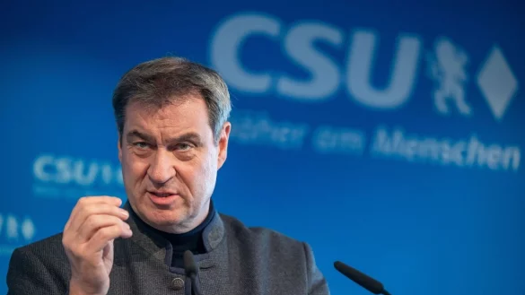 &laquo;Nat&uuml;rlich ist das verfassungswidrig&raquo;: Markus S&ouml;der. - &copy; Peter Kneffel/dpa