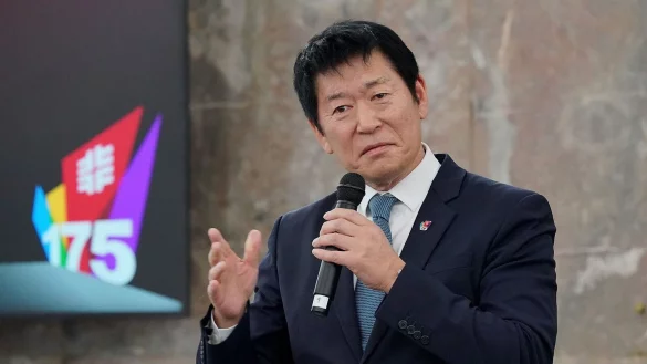 Der Pr&auml;sident der Federetion Internationale de Gymnastic (FIG): Der Japaner Morinari Watanabe. - &copy; Hasan Bratic/dpa