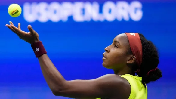 Coco Gauff steht im Finale der US Open. - &copy; Frank Franklin II/AP