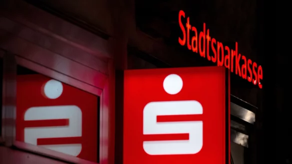 Die Filiale einer Stadtsparkasse in M&uuml;nchen. - &copy; Sven Hoppe/dpa