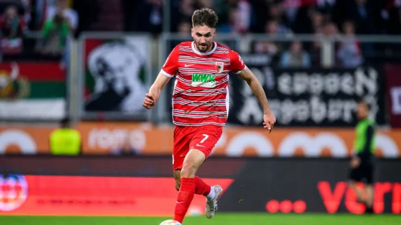 Augsburgs Dion Beljo erzielte im Testspiel gegen Eindhoven ein Tor. - &copy; Tom Weller/dpa