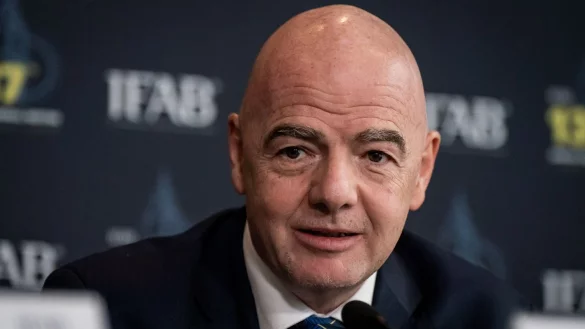 Gianni Infantino ist der Pr&auml;sident der FIFA. - &copy; Aaron Chown/PA Wire/dpa