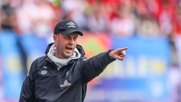 Ole Werner bleibt Cheftrainer des SV Werder Bremen. - &copy; Jan Woitas/dpa