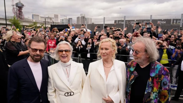 Bj&ouml;rn Ulvaeus (l-r), Anni-Frid Lyngstad, Agnetha F&auml;ltskog und Benny Andersson sind Abba. - &copy; Alberto Pezzali/AP/dpa