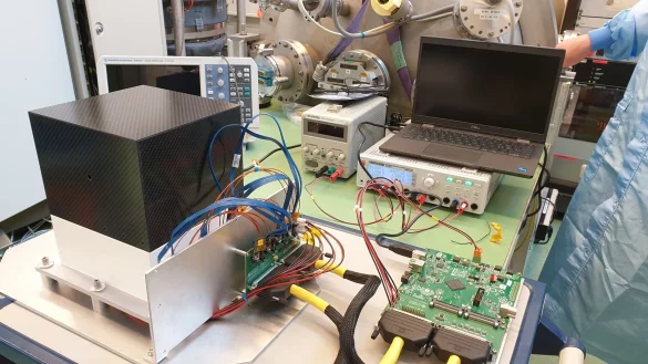 Das Polarimeter «Polar 2» soll im kommenden Jahr auf die chinesische Raumstation «Tiangong» gebracht werden. - © Nicolas DeAngelis/dpa