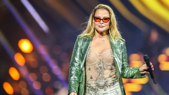 Die amerikanische S&auml;ngerin Anastacia covert die Toten Hosen. - &copy; Jan Woitas/dpa