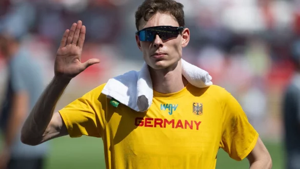 Hochspringer Tobias Potye rechnet sich bei der WM in Budapest Medaillenchancen aus. - © Sven Hoppe/dpa