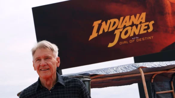 Harrison Ford stellt &laquo;Indiana Jones und das Rad des Schicksals&raquo; in Cannes vor. - &copy; Vianney Le Caer/Invision/AP/dpa