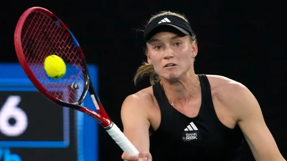 Steht im Finale der Australian Open: Jelena Rybakina. - &copy; Ng Han Guan/AP/dpa