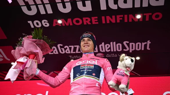 Remco Evenepoel wurde nach der neunten Giro-Etappe positiv auf Corona getestet. - &copy; Jasper Jacobs/Belga/dpa