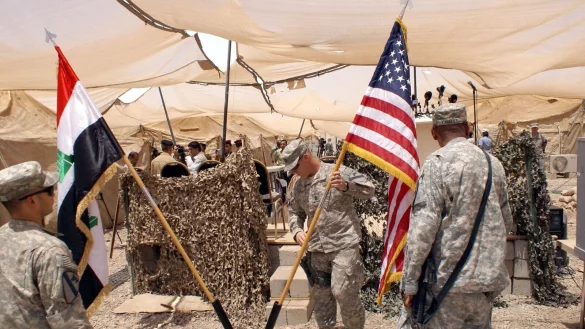 Die amerikanischen Truppen waren 2011 zun&auml;chst aus dem Irak abgezogen, kehrten aber knapp drei Jahre sp&auml;ter wieder zur&uuml;ck. - &copy; Haider Al-Assadee/epa/dpa/Archiv