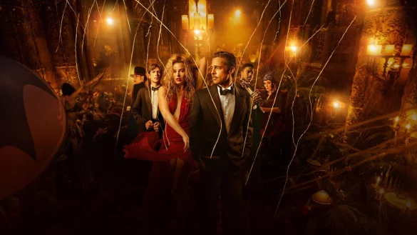 Margot Robbie und Brad Pitt in dem Drama &laquo;Babylon - Rausch der Ekstase&raquo;. - &copy; ---/Paramount+/dpa