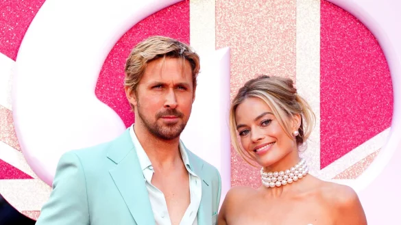 Ryan Gosling und Margot Robbie bei der Premiere von &laquo;Barbie&raquo; in London. - &copy; Ian West/PA Wire/dpa
