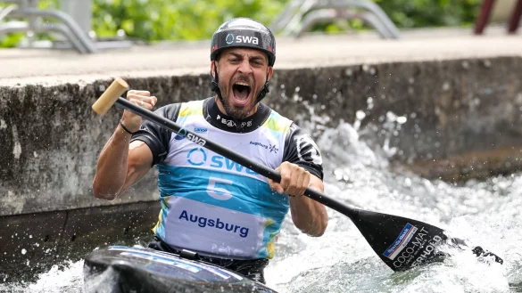 Sideris Tasiadis holte bei der WM einen Olympia-Quotenplatz. - &copy; Christian Kolbert/dpa/Archivbild