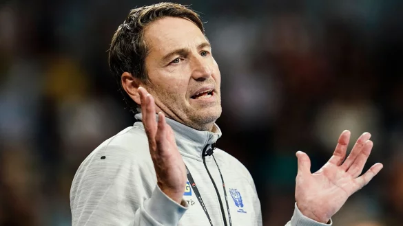 Schwedens Trainer Glenn Solberg und sein Team treffen in der Gruppe C auf Brasilien, Uruguay und Kap Verde. - &copy; Uwe Anspach/dpa/Archivbild