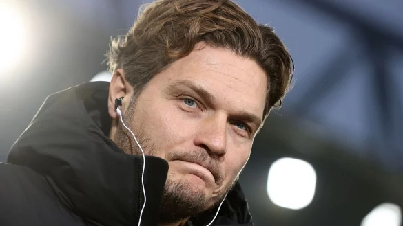 Tritt auf die Euphoriebremse: BVB-Coach Edin Terzic. - &copy; Rolf Vennenbernd/dpa