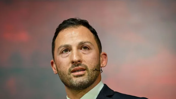 Trainer Domenico Tedesco &uuml;bernahm die belgische Fu&szlig;ball-Nationalmannschaft. - &copy; Eric Lalmand/belga/dpa