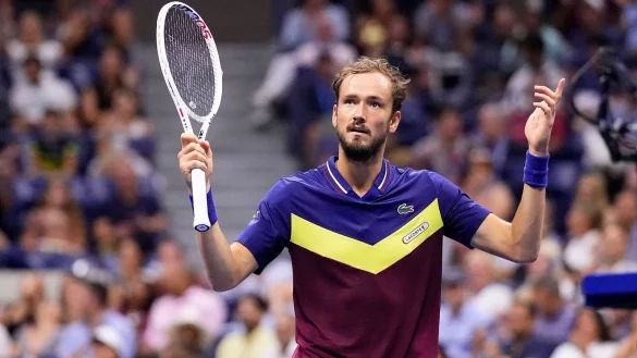 Der Russe Daniil Medwedew erreichte sein drittes US-Open-Finale. - &copy; Manu Fernandez/AP