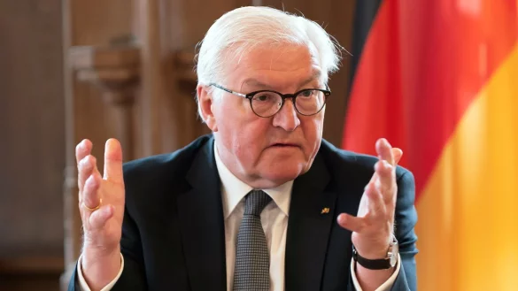 &laquo;Putin hat den Westen zu seinem Feind erkl&auml;rt&raquo;: Bundespr&auml;sident Frank-Walter Steinmeier. - &copy; Silas Stein/dpa
