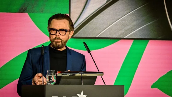 Bj&ouml;rn Ulvaeus auf der Innovationskonferenz DLD in M&uuml;nchen. - &copy; Sebastian Raabe/dpa