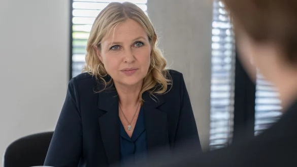 Vera Lanz (Katharina B&ouml;hm) ermittelte als &laquo;Die Chefin&raquo;. - &copy; Michael Marhoffer/ZDF/dpa