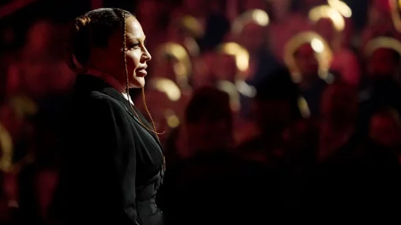 S&auml;ngerin Madonna bei der Verleihung der 65. Grammy Awards. - &copy; Chris Pizzello/Invision/AP/dpa