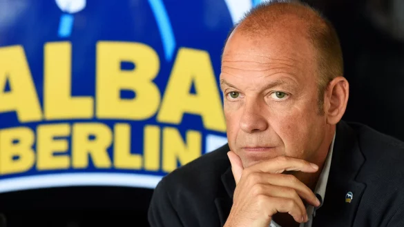 ALBA-Geschäftsführer Marco Baldi will eine langfristige Arena-Lösung für die Berliner. - © Rainer Jensen/dpa