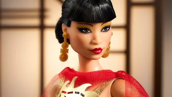 Die asiatisch-amerikanische Hollywood-Pionierin Anna May Wong als Barbie-Puppe. - &copy; -/Mattel/AP/dpa