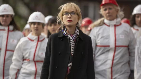 Die Gewerkschafterin Maureen Kearney (Isabelle Huppert) macht sich viele Feinde. - &copy; Guy Ferrandis/LeBureauFilms/dpa