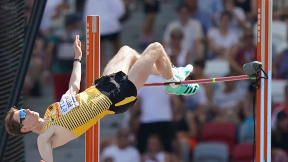 Hochspringer Tobias Potye hofft auf eine WM-Medaille. - © Marcus Brandt/dpa