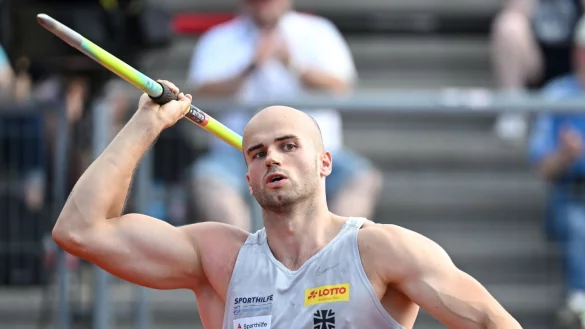 Speerwerfer Julian Weber ist bei der WM in Budapest ein Medaillenkandidat. - © Sven Hoppe/dpa