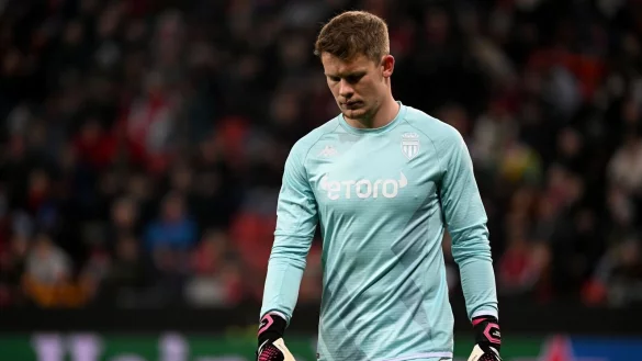 Monacos Torwart Alexander N&uuml;bel. - &copy; Federico Gambarini/dpa/Archivbild