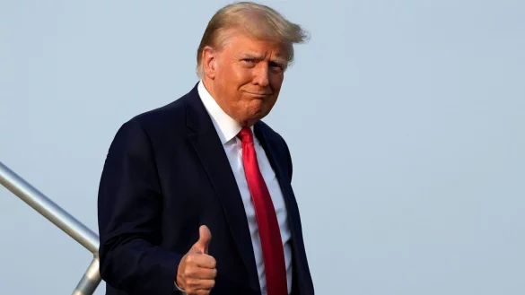 Der Ex-Präsident Donald Trump hat einen Beitrag bei der Twitter-Nachfolgeplattform X gepostet. - © Alex Brandon/AP