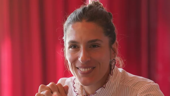 Andrea Petkovic nimmt in Wimbledon am Legendenturnier teil. - &copy; Marcus Brandt/dpa